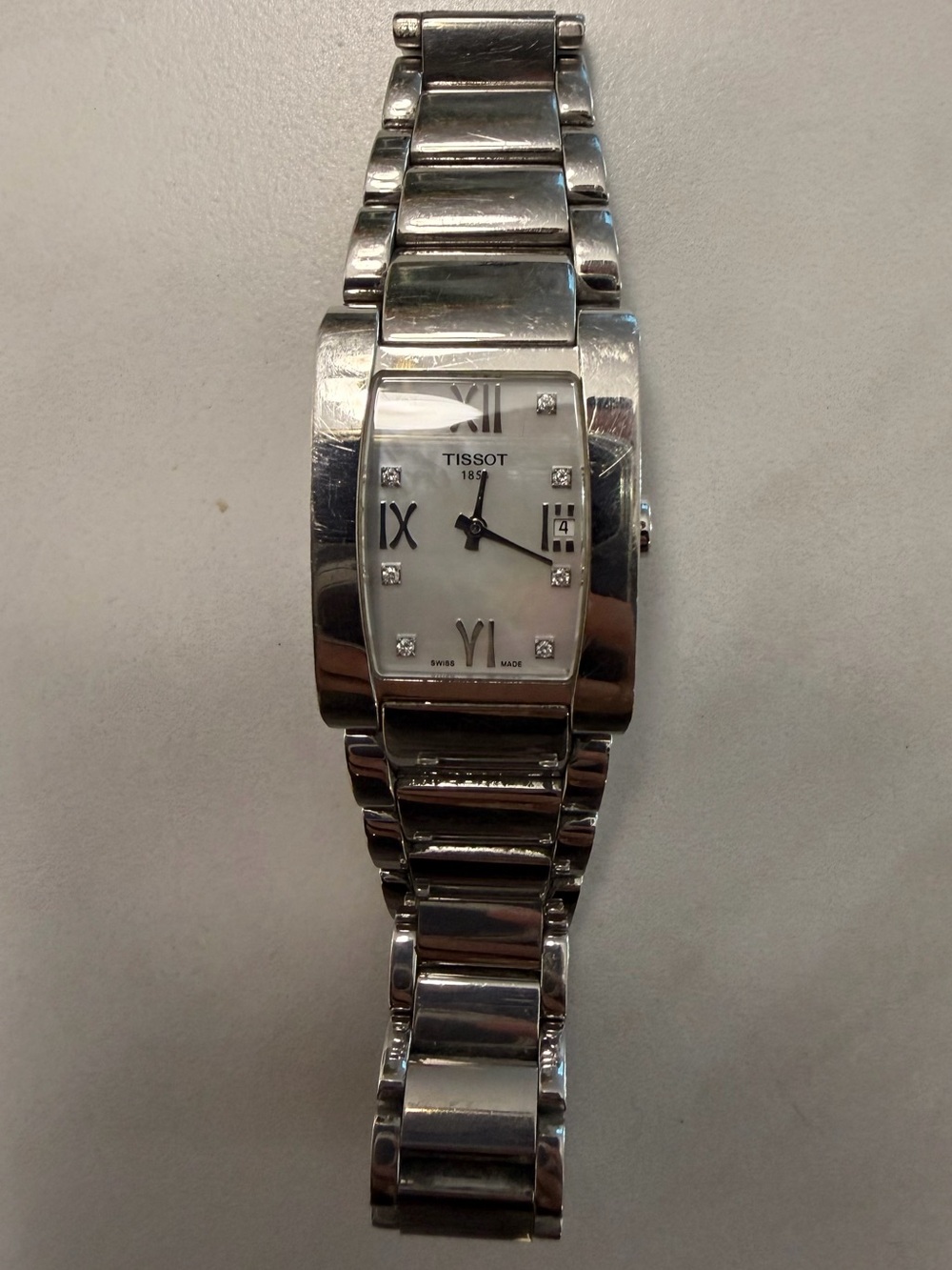 Tissot Generosi-T Quartz Watch with Diamonds